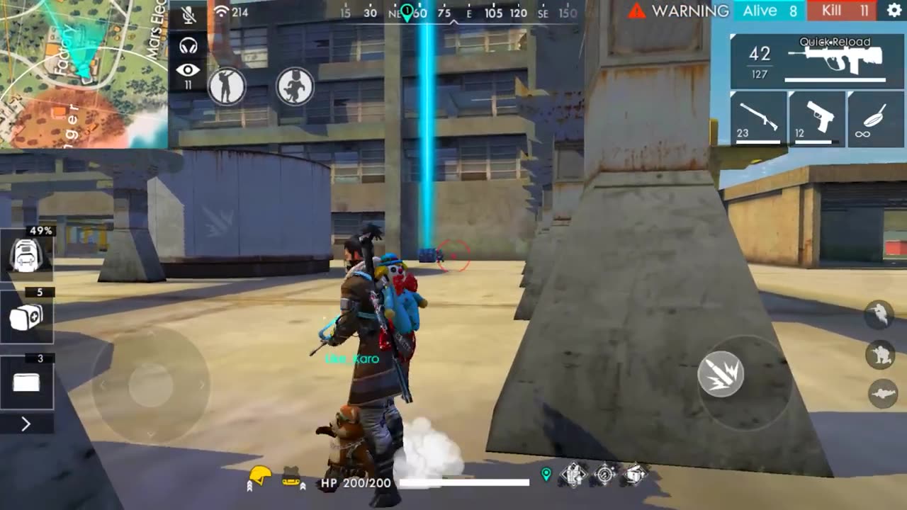 Old Free Fire 🔥 is Back. Garena Free Fire solo vs squad gameplay