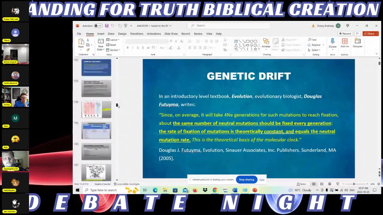 Open Mic Debate _ With Dr. Dino __ Soteriology, Eschatology, & Creation vs. Evolution