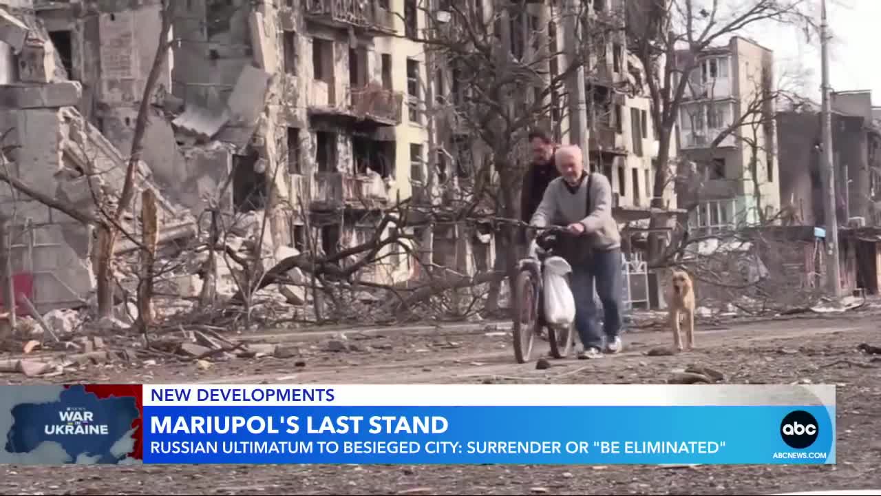 New airstrikes in Ukraine as thousands flee Mariupol l GMA