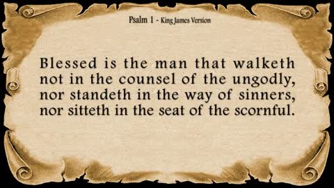 Psalm 1