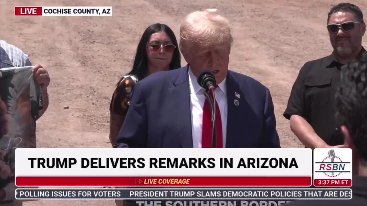 Trump rants about Project 2025 during border speech