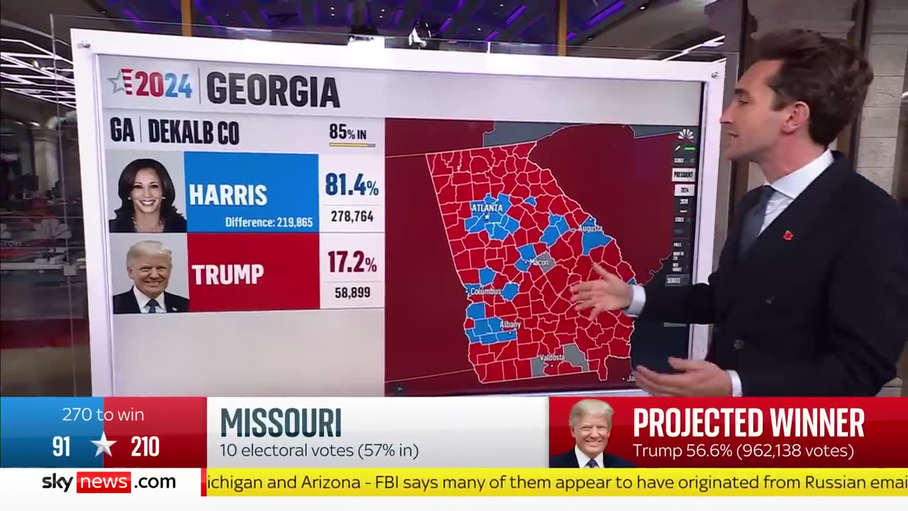 Update: Democrats failing to reproduce Biden's 2020 success | US Election 2024