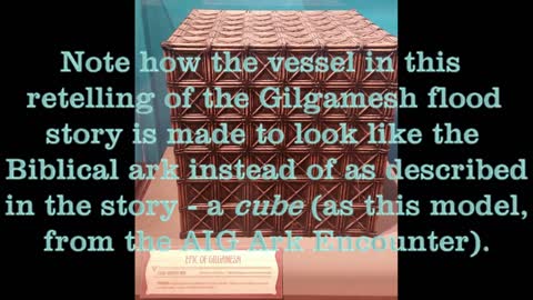 The Babylonian Flood Story - The Gilgamesh Epic