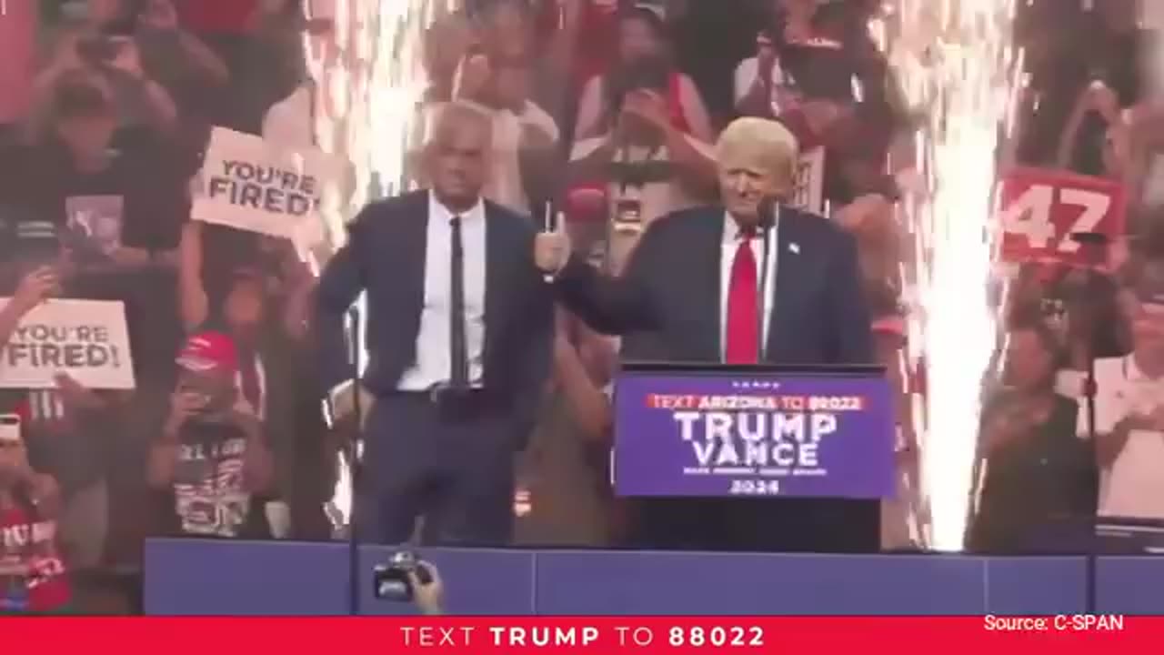 WATCH: Trump Introduces RFK Jr. In Epic Way at Rally as Crowd Goes Wild