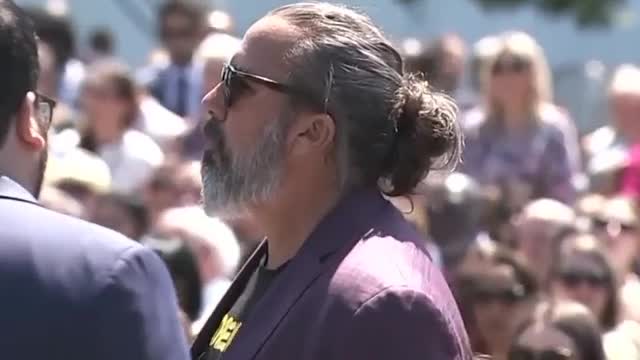 Protestor asks Joe Biden about Hunter’s leaked files!