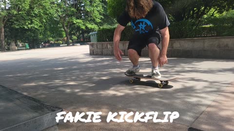 SlowMo fakie flip