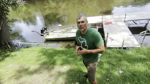 Water test the Long Tail Jon Boat, mud-skipper kit and the 420cc predator engine
