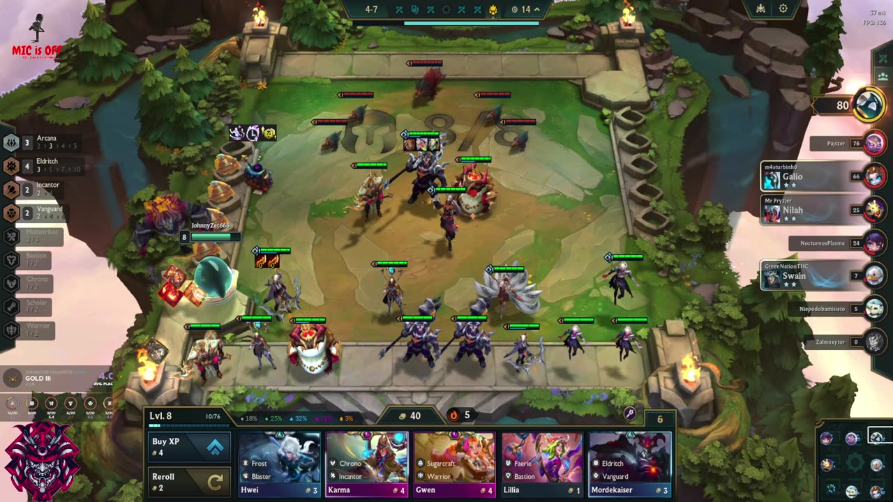 Just a chill win in a ranked game of Teamfight Tactics