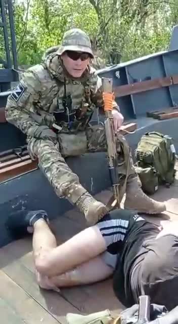 Ukraine War - A captured Ukrainian.