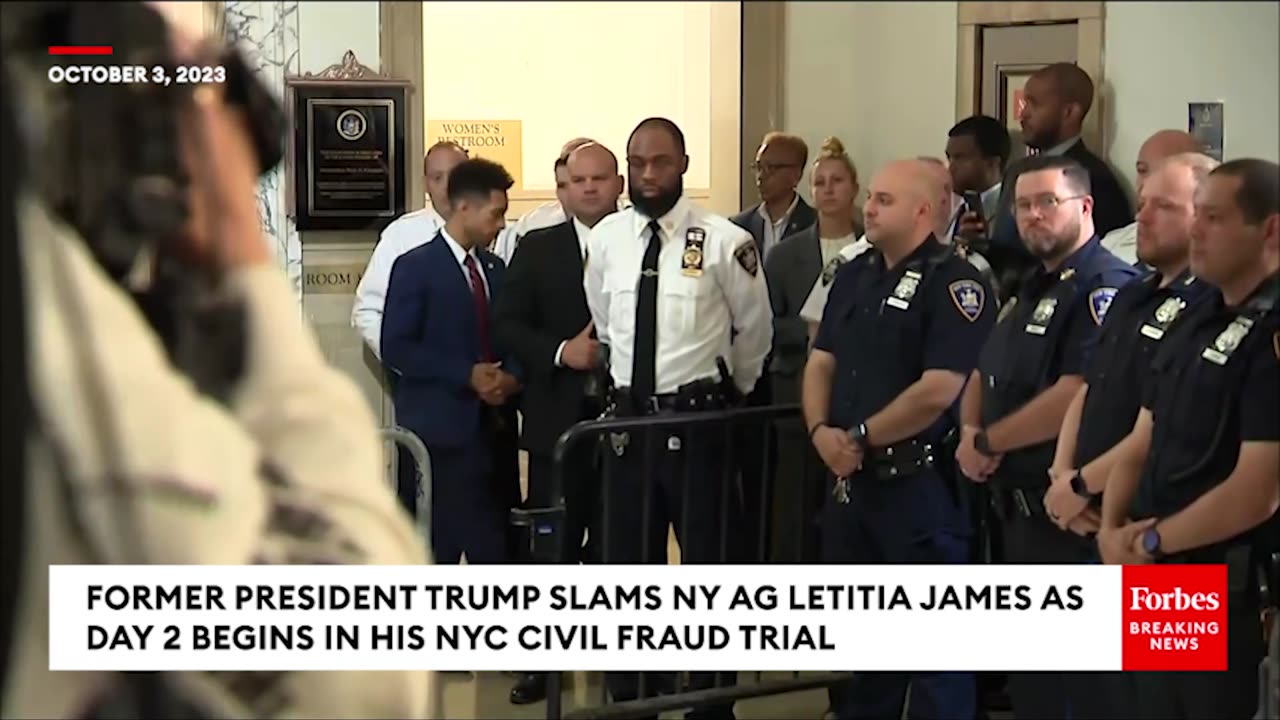 BREAKING NEWS- Trump Lobs New Attack On New York AG Letitia James As NYC Trial Starts Day 2