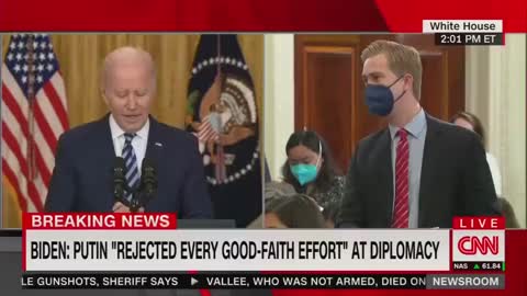 Biden: "Russian bullets, missiles, and tanks in Ukraine"