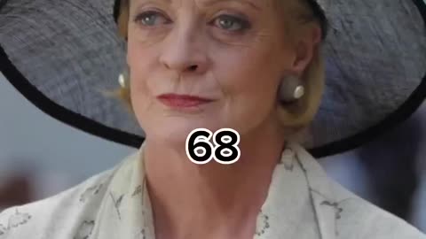 ❗FLASH WARNING❗How fast time changes!!! #maggiesmith (Read the description)