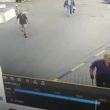 Ukrainian man runs for his life from the Zelensky regime's TCC abductors