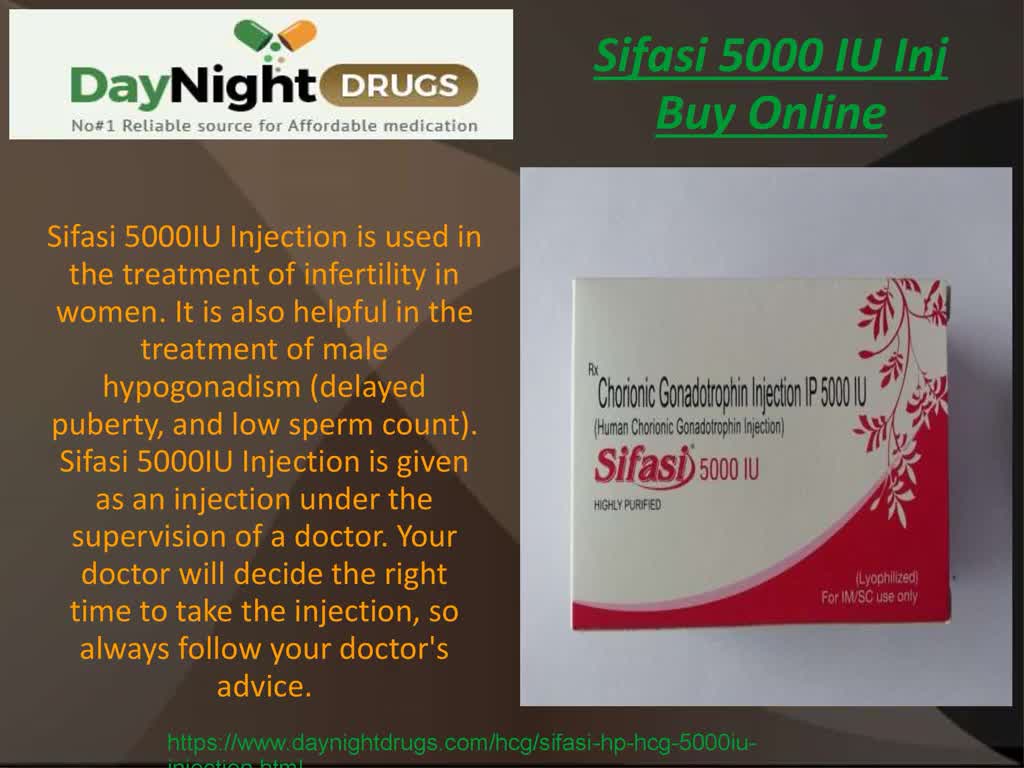 Sifasi HCG 5000 IU Injection