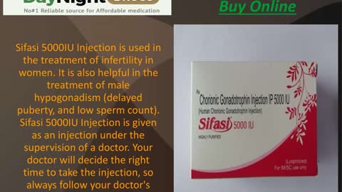 Sifasi HCG 5000 IU Injection