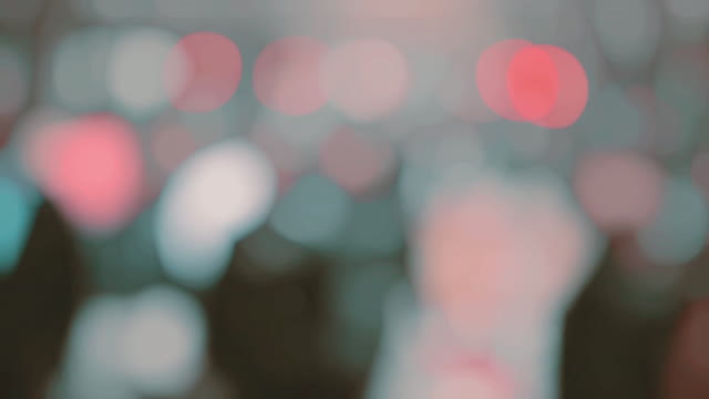 Bokeh Slow Motion of A Crowd - Footage By peakring.com