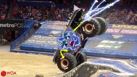 Crazy Monster Truck Freestyle Moments