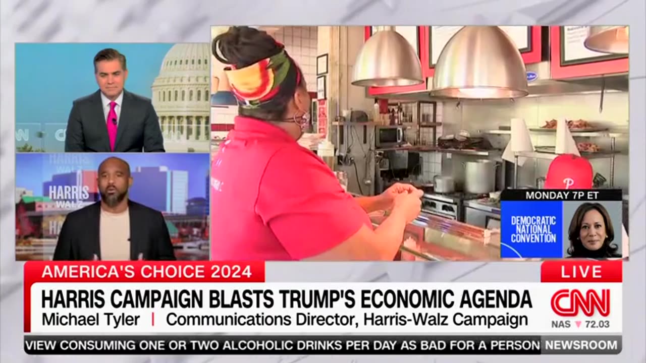 Harris Campaign Spox Thinks It’s Funny that She Stole Trump’s ‘No Tax on Tips’ Proposal