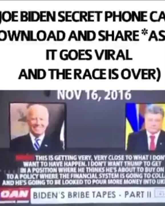 He Sounds Really Nervous. Quid Pro Joe??