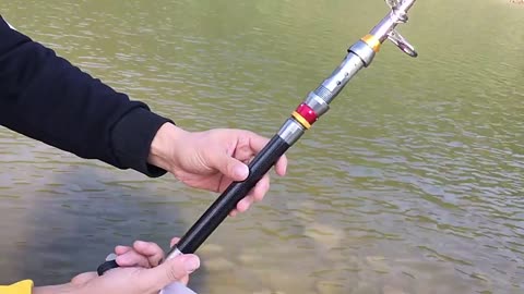 Carbon Fiber Telescopic Spinning Fishing Rod with Reel