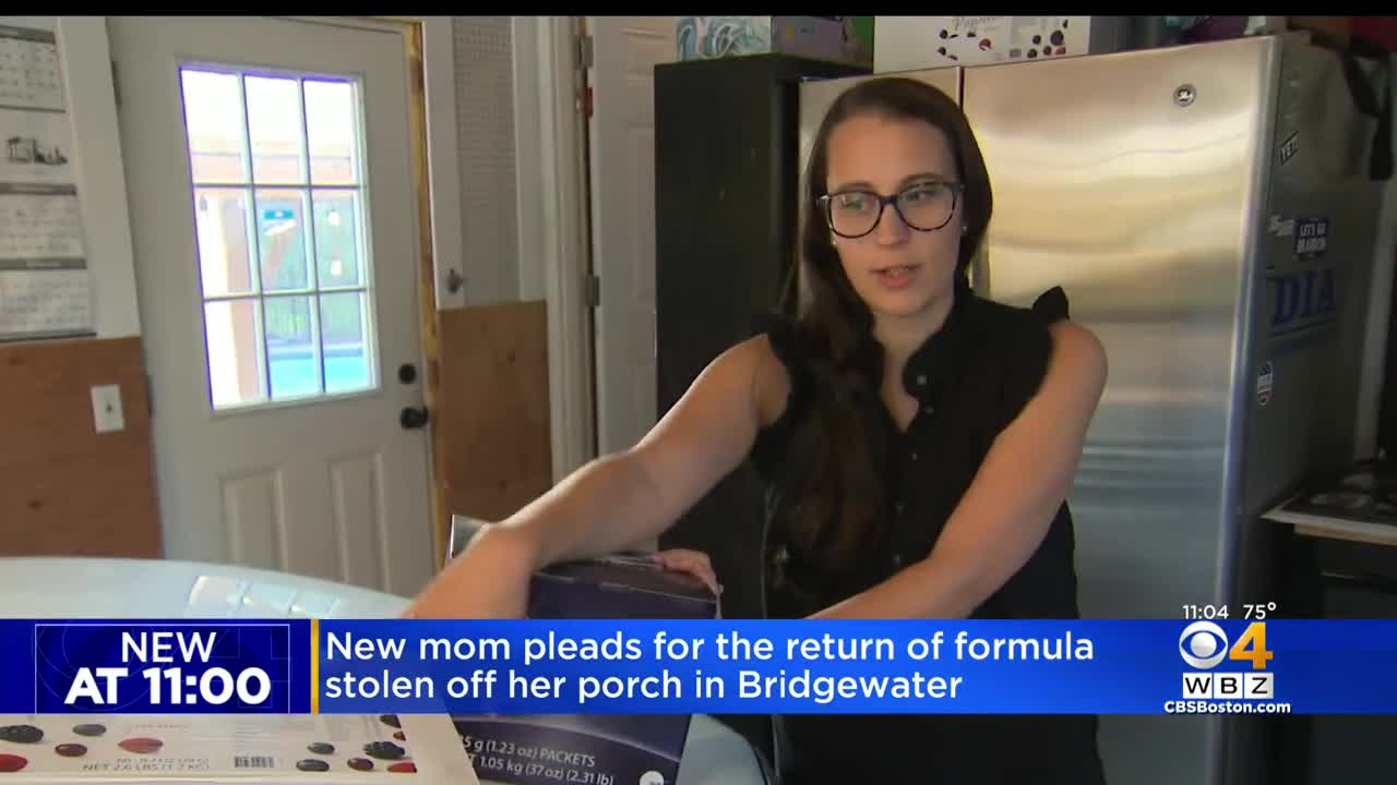 Bridgewater mom pleads for return of formula stolen off porch