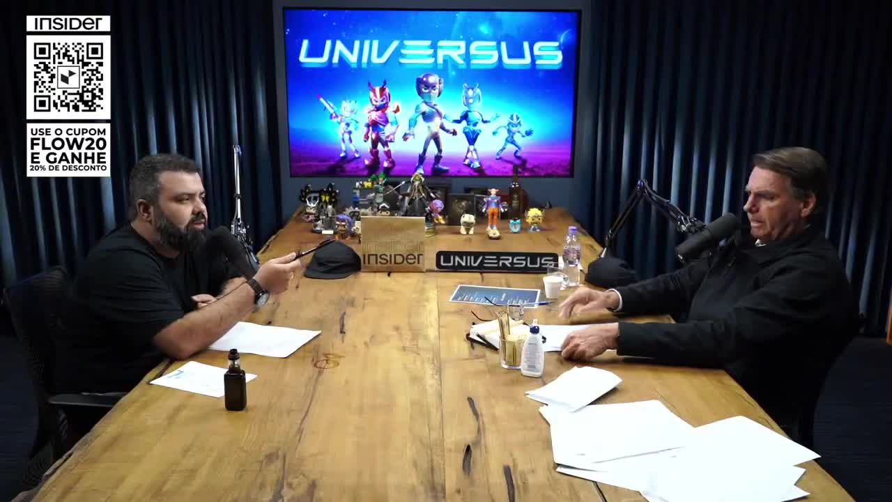 Jair Bolsonaro no FlowPodcast (agosto/2022)