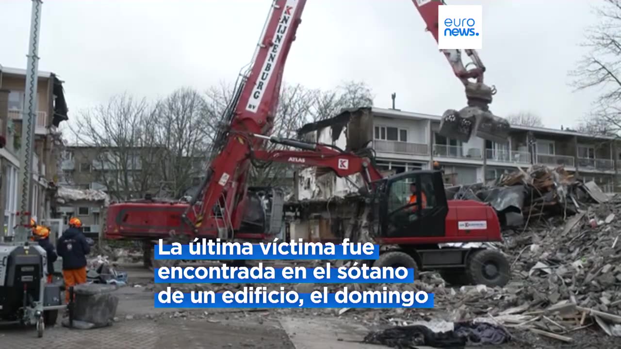 Finaliza la búsqueda de las víctimas de la explosión de La Haya con seis muertos confirmados