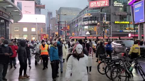 Lockdown Protest in 🇨🇦 Canada