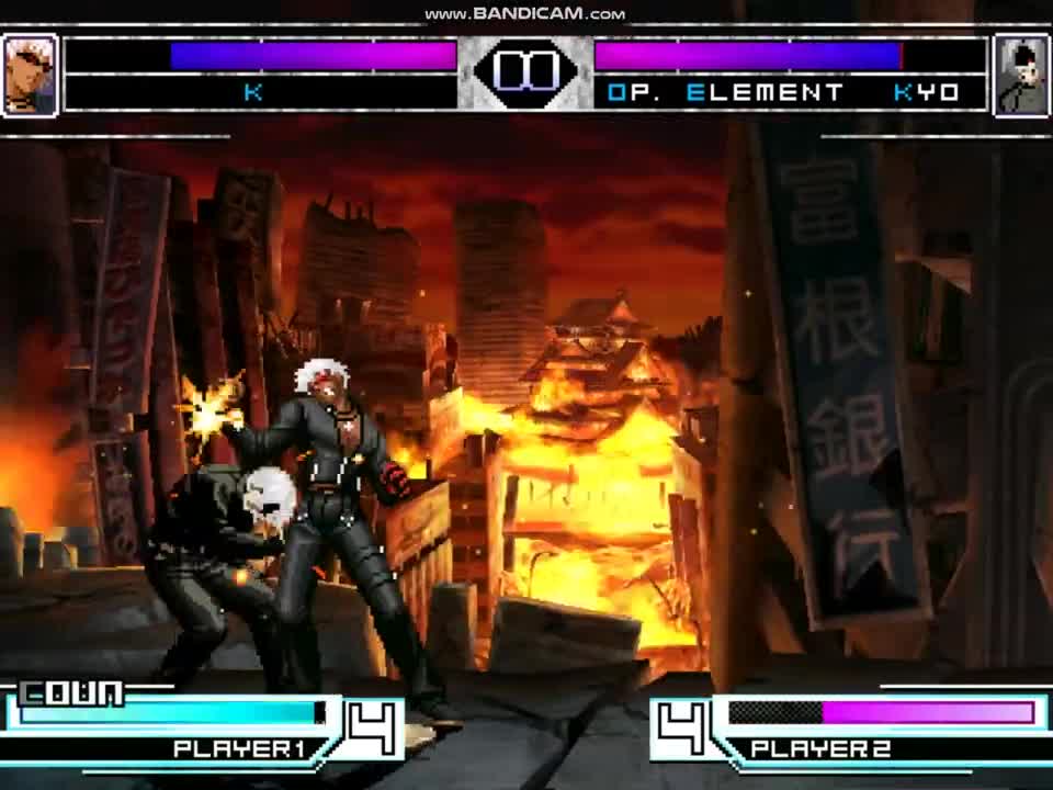 [KOF MUGEN] K' XIII vs OP.Element Kyo