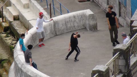 Break Dancers Plymouth Hoe 16th August 2014