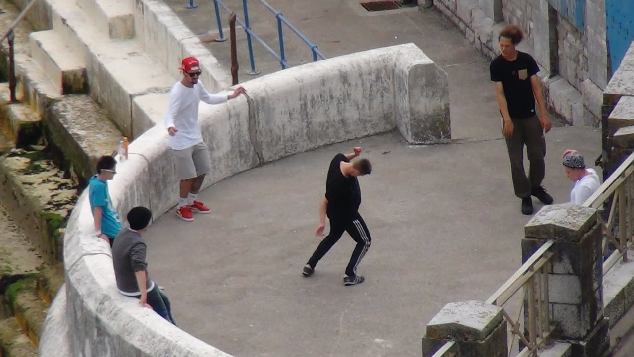 Break Dancers Plymouth Hoe 16th August 2014