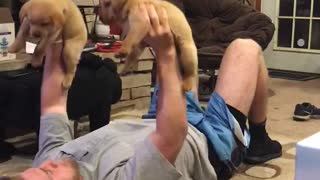 Puppy Bench Press