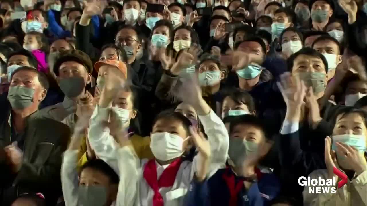 North Korea holds massive dance, fireworks party in Pyongyang to mark founder Ki