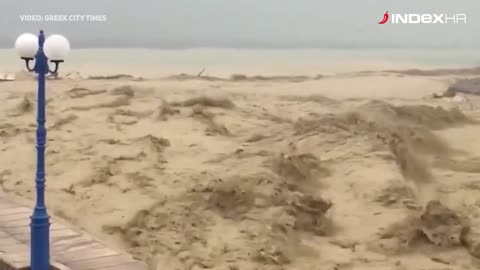 Mediteranski uragan poharao Grčku, pogledajte nevjerojatne snimke