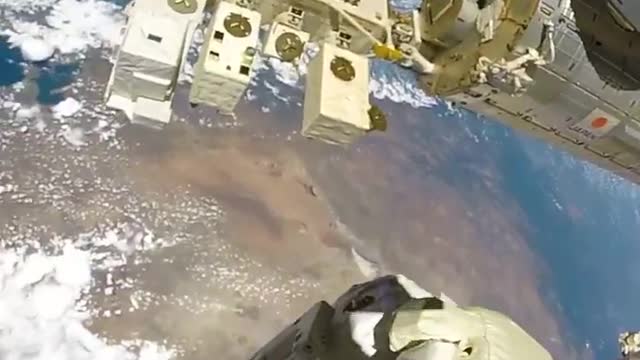 Free Stock Video For Everyone No Money - Astronaut's View Of Earth During A Spacewalk