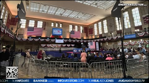 Biden And Harris Speak In Front Of A Tiny Rally Crowd In Philadelphia