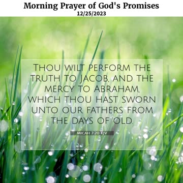Morning Prayer of God's Promises #youtubeshorts #jesus #grace #mercy #faith #blessed #fyp #love #joy