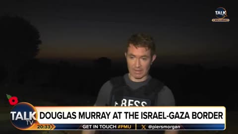 Douglas Murray Escapes an “incoming” rocket