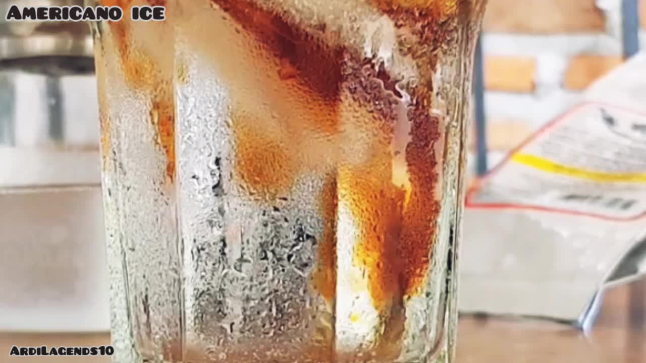 how to make americano iced coffee