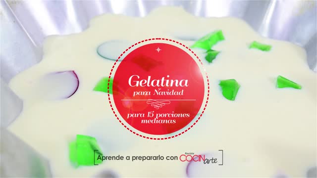 Receta Cocinarte: Gelatina para navidad