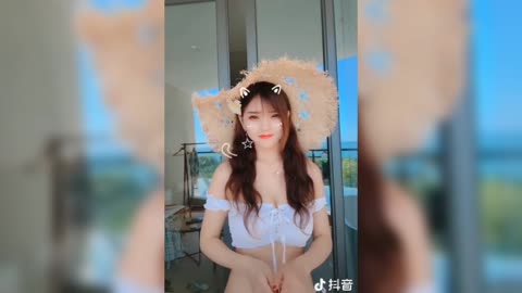 Asian Beauty in swimsuit