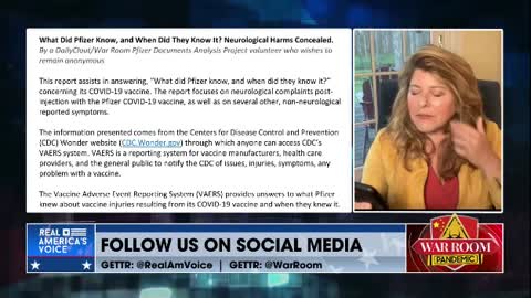 Pfizer Investigation Explosive Reveal: What Did Pfizer Know & When Did They Know It - Naomi Wolf Pt1