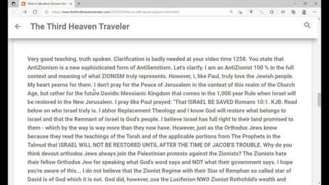 Time to talk about Zionism from a Christian Perspective