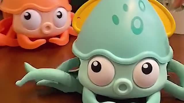 What a cute squid toy. 🦑
