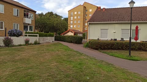 Promenad i Sandvången, Landskrona 31 Juli 2022