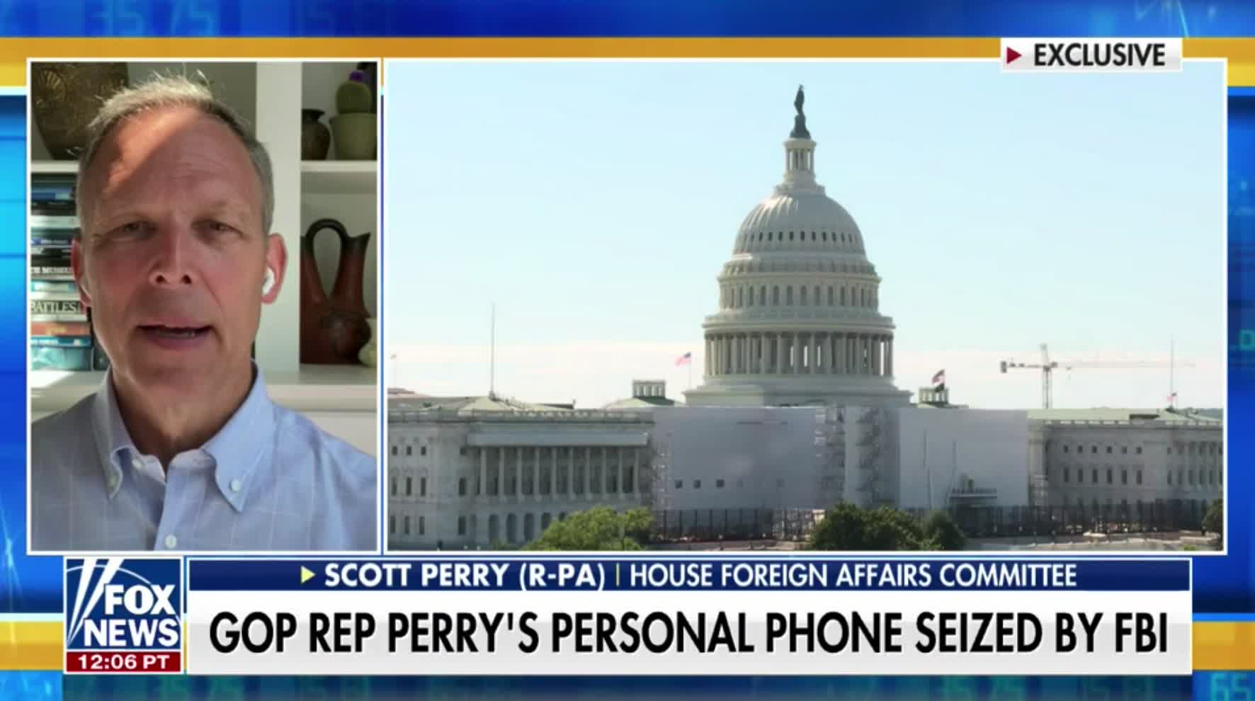 Rep. Scott Perry talks about the FBI seizing his cellphone the day after the raid on Mar-a-Lago
