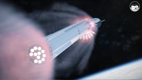 Starship Hot Staging Boost🎉 #starship #hot staging