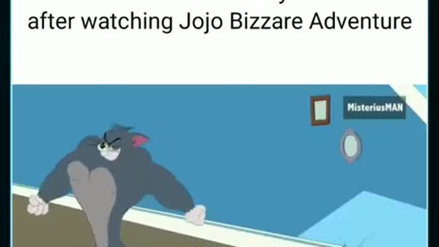 Tom and Jerry meme Jojo bizzare adventure