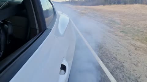 Rental Mustang Burn Out