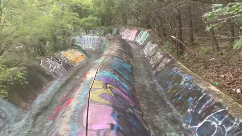 Abandoned water feature.